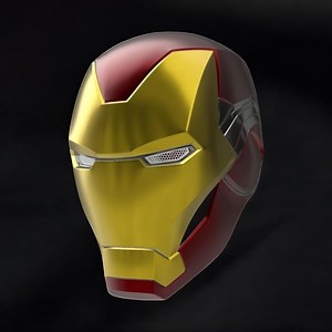3D Printable Iron Man Mask STL File, Cosplay Helmet - Etsy