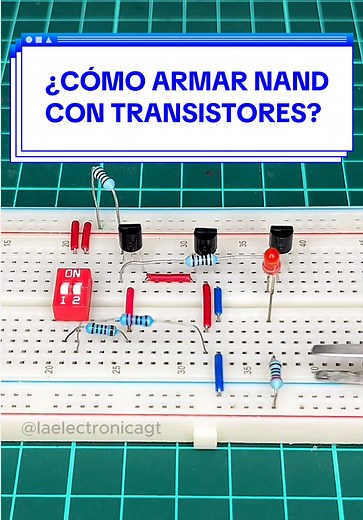 Cómo armar un circuito NAND con transistores