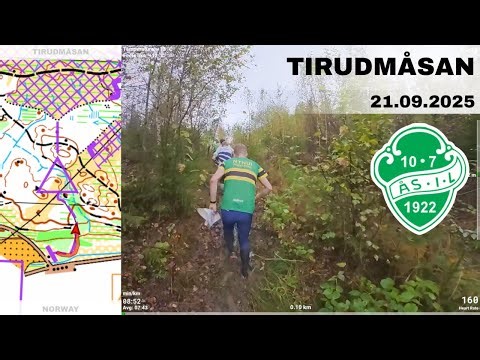 Headcam Orienteering: Tirudmåsan, Ås, Norway