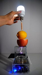 1M views · 7.6K reactions | Lightning + Apple + Lemon + Pencil Electricity #ideas #lightning #apple #lemo #electricity | Ideas 1+1 | Facebook