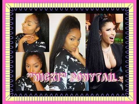 Feelin Myself "Nicki Minaj" Ponytail | JaMexicanBeauty | iamLindaElaine