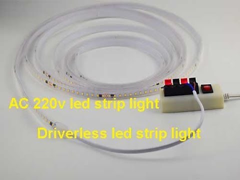 220V Led strip lights, Driverless led strip lights