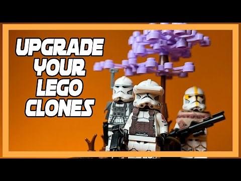 How to UPGRADE your LEGO CLONES with custom parts!