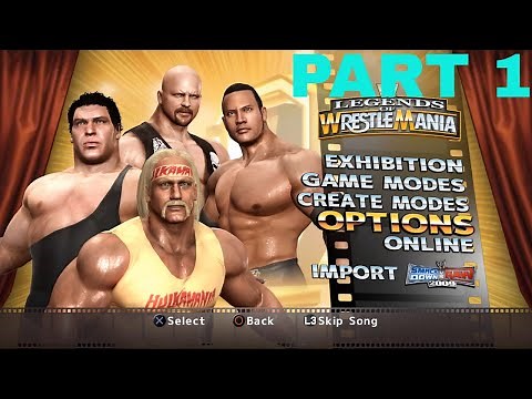 WWE Legends Of WrestleMania Tour Mode: Relive Part 1 Hulk Hogan Vs King Kong Bundy - Gameplay