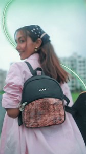 Catch me cruising with prints that speak louder than words! 🛹 The Dalila Mini Daypack gives me both — compact, cool, and always ready for my next adventure! 🎒 🛒 Get yours today at zouk.co.in [Bags, Backpack, Daypack, Skateboard, Travel, Explore, New collection, Gen Z] #Zouk #AltByZouk #NewLaunch #Handcrafted #CrueltyFree #ProudlyIndian #vegan | Zouk