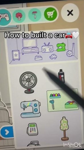 How to build a car in TOCA BOCA! ✨🚘🐆 #tocaboca