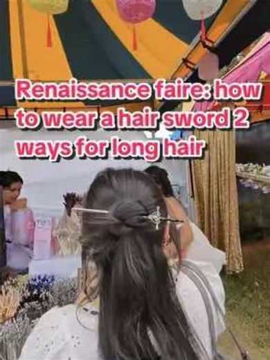 How to Wear a Hair Sword: 2 Easy Ren Faire Styles