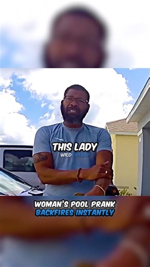 Woman's Pool Prank Backfires Instantly 😨