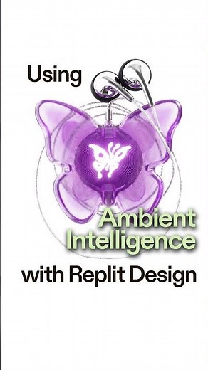 i just built a whole website in one hour with Replit Design 🎨