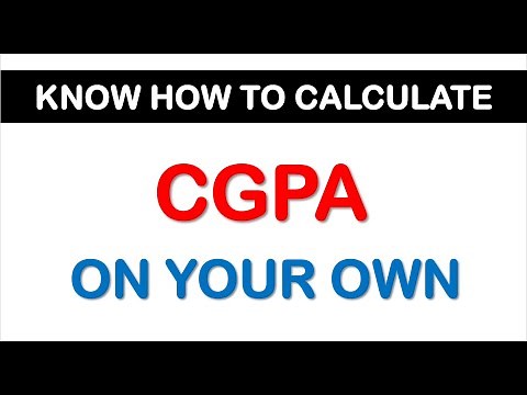 How to Calculate Comulative Grade Point Average (CGPA)