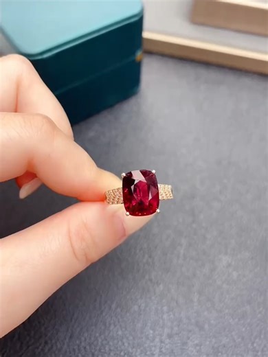 Ruby ring is an absolute showstopper! The vibrant red & intricate gold band make it a true treasure