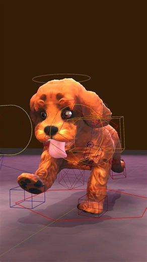 A King on Instagram: "Modern afternoon with a dog 🐕 First time rigging a quadruped — fully modeled and rigged from scratch. Custom FK/IK setup, facial rig, and animation controls built for real use. Quick run and walk tests, plus some secondary bone motion to push the feel. Not 100% happy with the animation yet (still refining the IK switch workflow 👀), but this is part of the process. Full story dropping shortly 🎬 #3DAnimation #Blender3D #CharacterRigging #QuadrupedRig #