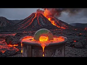 🌋 Lava vs The Glass Ring | Unstoppable Heat Test 🔥