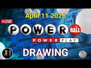Powerball drawing live Results 11 April 2026 | powerball drawing live today
