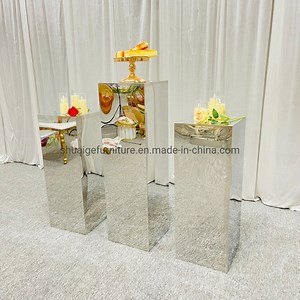 [Hot Item] Cuboid-Shaped Display Stand Cake Dessert Table Stands Wedding Flower Stand
