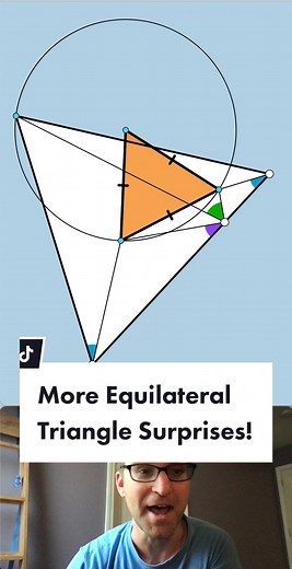 More #equilateral triangle surprises! #geometry #mathematics #mathtok #brzezinskimath #math #learnmath