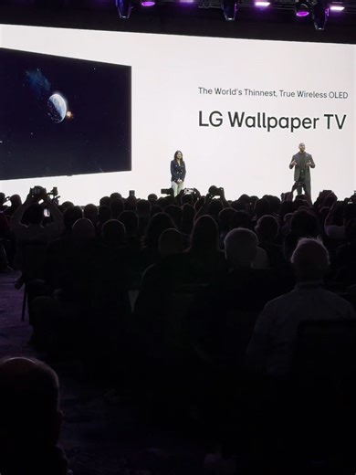LG just announced the world's thinnest true wireless OLED TV! #ces #ces2026 #LG #oled #tv