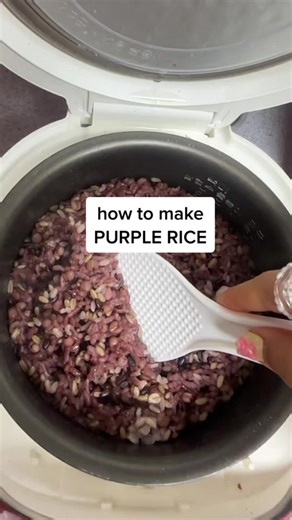 Purple Rice for Healthy Glowing Skin