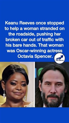 Keanu Reeves once stopped to help a woman stranded on the roadside,