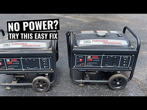 Two Generators No Power Output - Same Model, Same Problem?
