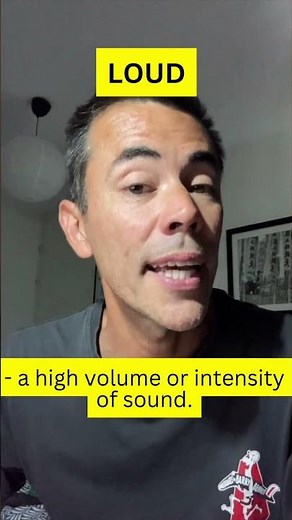 LOUD vs NOISY - Understand the difference and use the correctly. #shorts