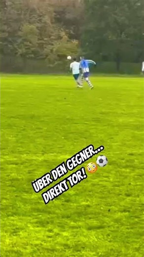 Ball über Gegner! 😱⚽ Tor! 🔥 Over defender goal 💥 #Shorts #Soccer #Goal #fyp