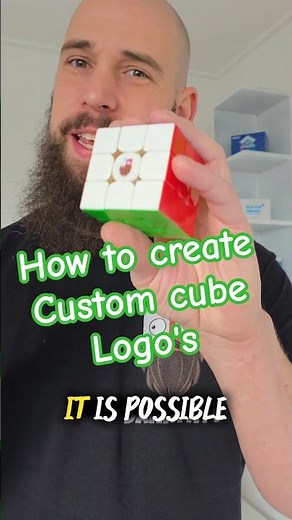 How to create Custom cube logo's! #rubikscube #dannyhtv #foryou #logo #diy #cubelogo #fypシ゚viral
