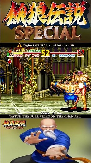 Master Tung DOMINATE Krauser in Fatal Fury Special