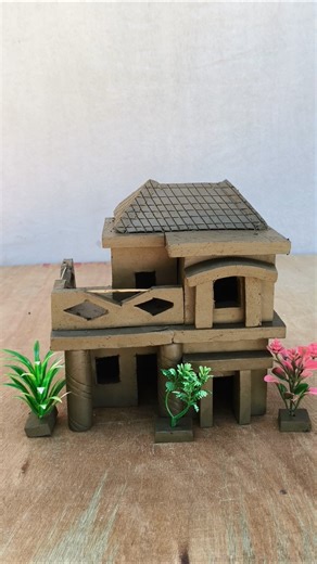 Beautiful Clay Home Design Miniature Mouse from Mud