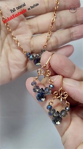 Simple earrings - Free tutorial video link above the title #shortsvideo #earrings