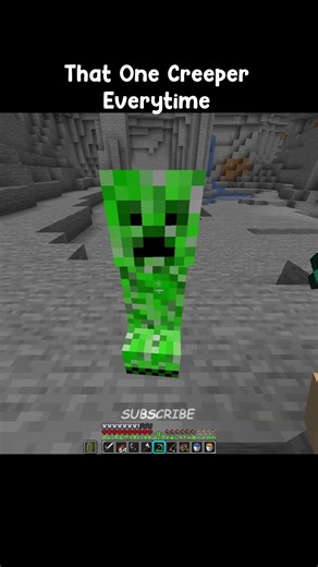 That One Creeper Everytime #minecraft