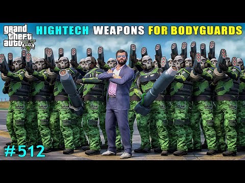 Michael Committed High-Tech Weapons Robbery For Bodyguards | Gta V Gameplay