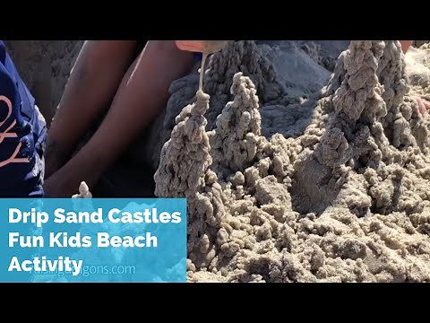 Drip Sand Castles | Beach Activities for Preschoolers | Sand Play Activities for Preschool