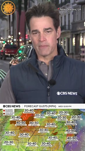 Nearly 40 million people could see severe storms and damaging winds, as dangerous weather moves toward the Southeast and Mid-Atlantic. CBS News' Rob Marciano breaks down the forecast. | CBS Mornings