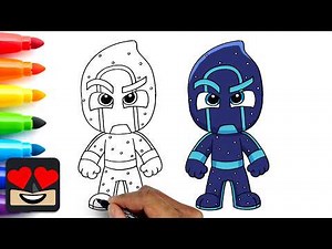 How To Draw Night Ninja | PJ Masks