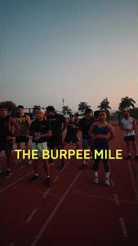 1.6km of Burpee broad jumps in a track. Part 2 when? Stay tuned ✌️ #burpees