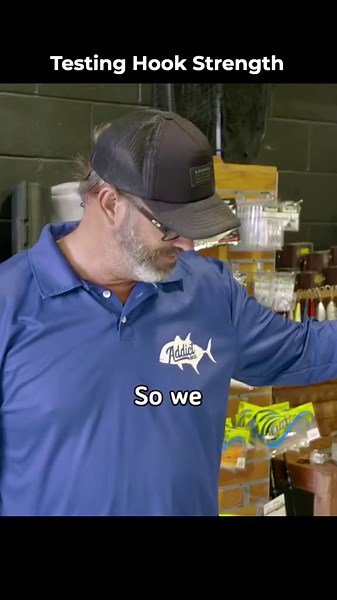 Testing Hook Strength pt2 #hook #fishing #fishingtiktoks #fishingtips