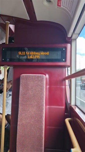 Faulty ibus announcement on route SL11 to Abbey Wood