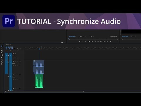 Premiere Pro Tutorial - Synchronize Audio