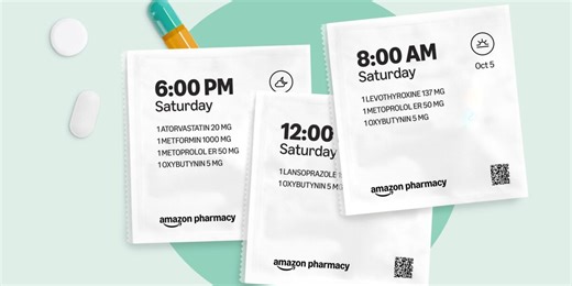 Amazon Pharmacy customers can have their medications pre-sorted into packets using this new PillPack feature