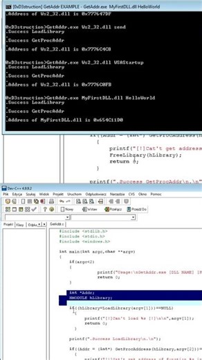 ☠️📜 HACKERS AND ADDR FOR SHELLCODE‼️ #hacking #shellcode #DLL #ethicalhacking #malware