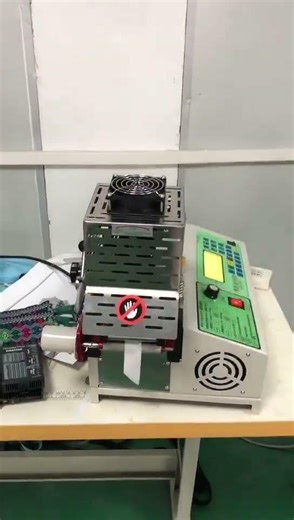 This machine cuts ribbons PERFECTLY every time #ribboncutting #satisfying #automation