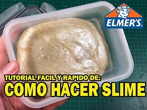 TUTORIAL IN SPANISH ON HOW TO MAKE ELMER'S SLIME "MYSTERY GEMS SLIME KIT"