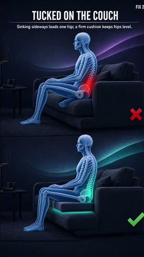Sitting on Your Foot? The Hidden Back Pain Cause #posture #backpain #ergonomics #lowbackpain