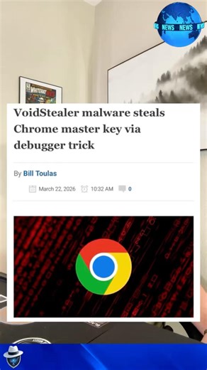 NEW MALWARE strain can steal Chrome’s MASTER ENCRYPTION key #malware #tech #technews #cybersecurity
