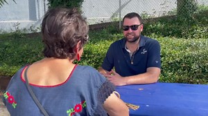 Community effort transforms shelter grounds into space of comfort and unity