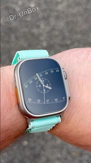 Apple Watch Ultra 3 Amazing Combo with Alpine Loop and New Watch Face 💚 #shorts #trending #apple