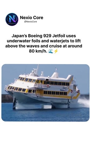 This Japanese Ferry Literally Takes Off Over Water! 🤯