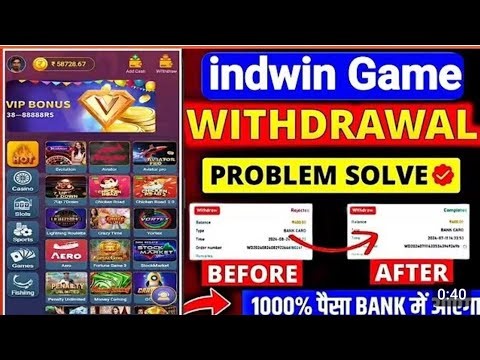 Indwin game real or fake | indwin game withdrawal problem | indwin game login kese kre
