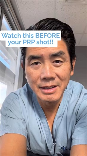 PRP isn’t a “one and done” fix — it’s the start of your recovery process. Dr. Lin reminds patients that without a rehabilitation plan or physical therapy after your PRP injection, you’re only getting half the treatment. After PRP, soreness is normal — but keeping your range of motion, strength, and mobility is key to lasting results. Don’t skip the movement that heals. | Dr. Dwight Lin, MD | Facebook